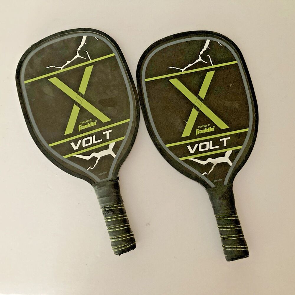 Franklin Sports VOLT Pickleball Paddles Lot of 2 Wood USAPA Approved